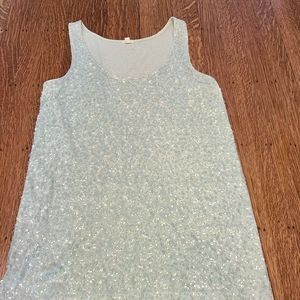J Crew Sequin Top